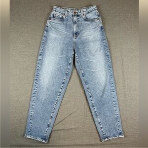 Renn Barrel Leg Blue Jeans Extended